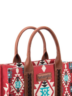 Burgundy Aztec Handbag - Small