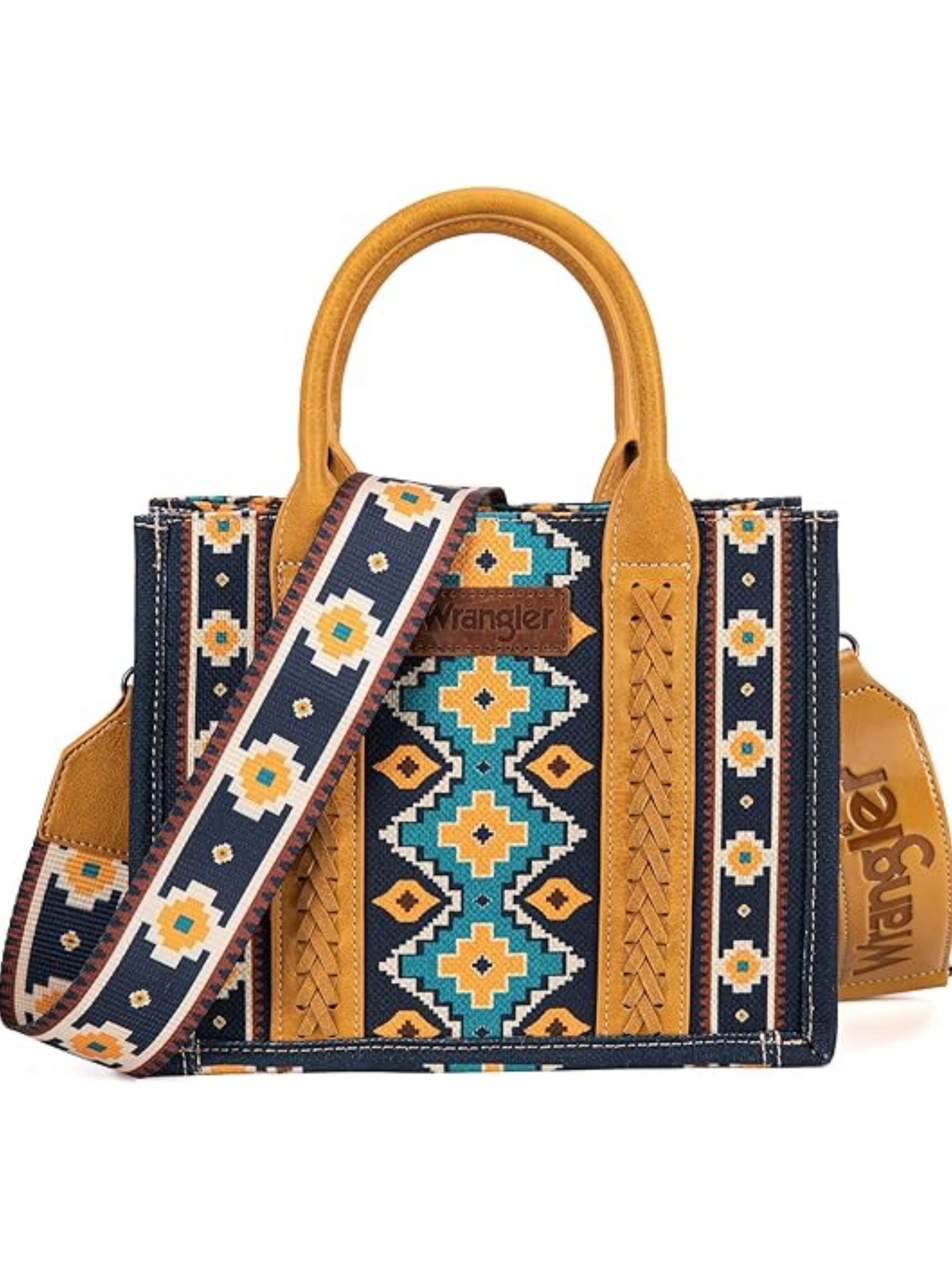 Aztec Mustard Handbag - Small