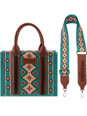 Sac à main Aztec Turquoise - Petit