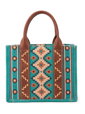 Sac à main Aztec Turquoise - Petit