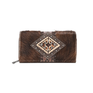 Brown Cowhide Coin Purse