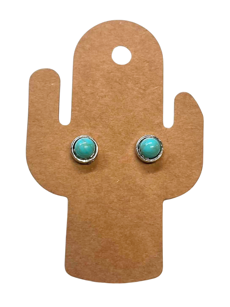 Western Turquoise Stone Earrings