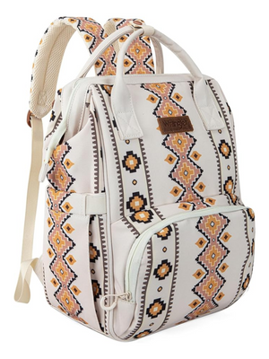 Sac à Dos Aztec Allover Tan