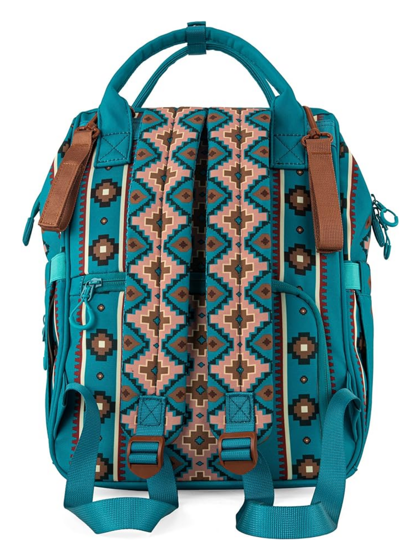 Sac à Dos Aztec Allover Turquoise