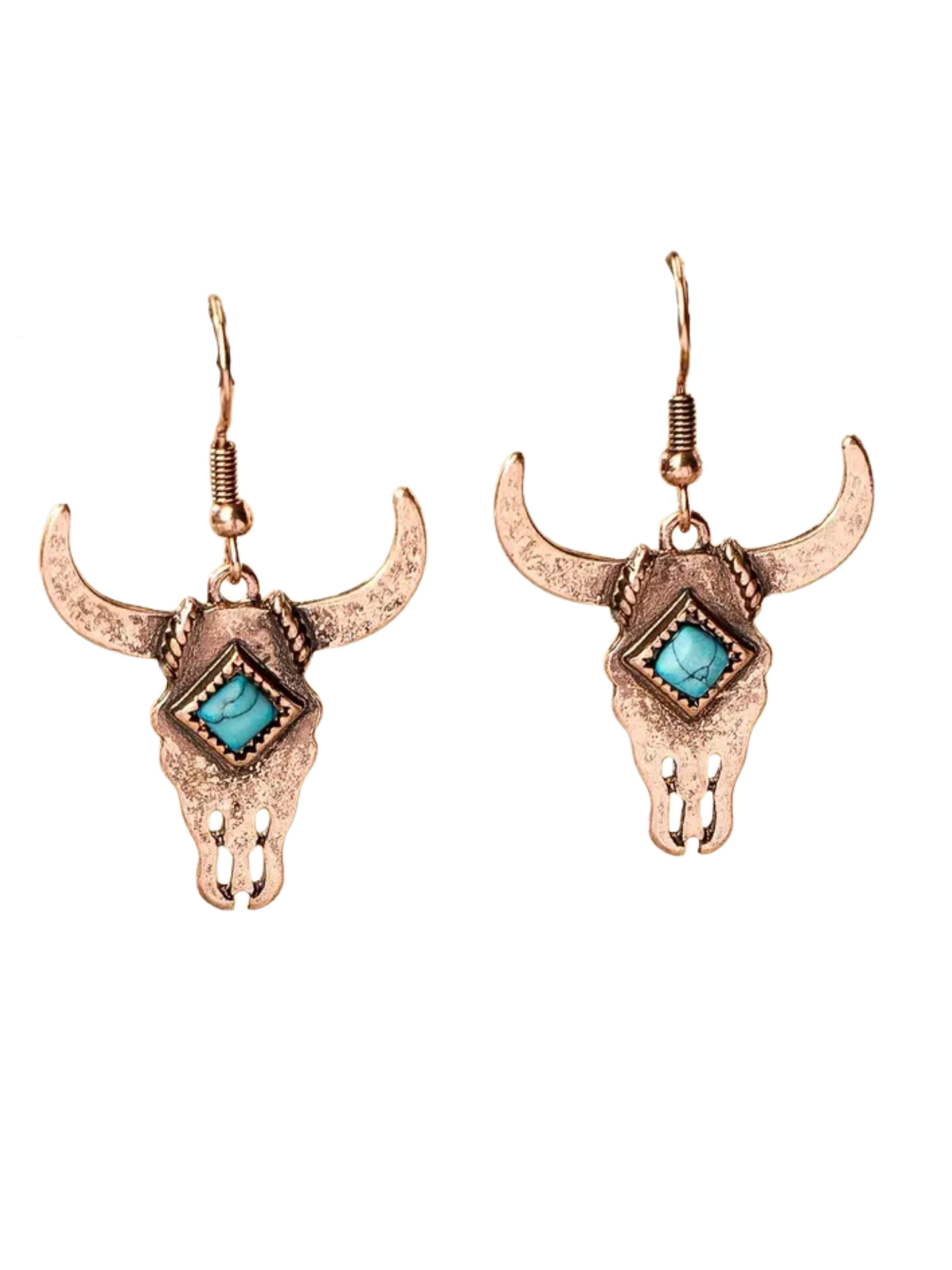 Boucles d'oreille Boho Longhorn