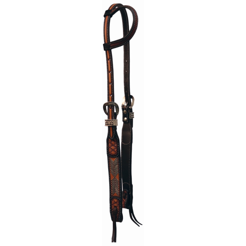 Western bridle with Navajo ear