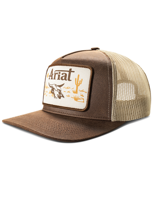 Oilskin Desert Patch Brown Cap