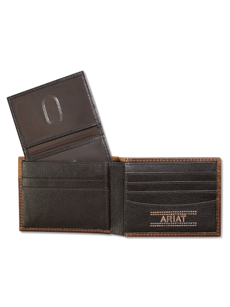 Portefeuille Bifold Pass Case Boot Stitch Overlay