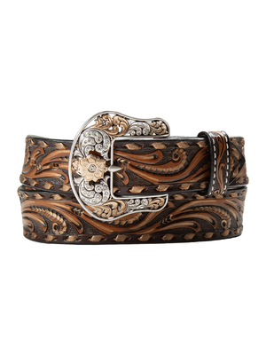 Ceinture western Scroll Tooled - Femme