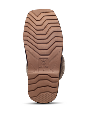 Pantoufles Jackie Square Toe Chocolat - Femme