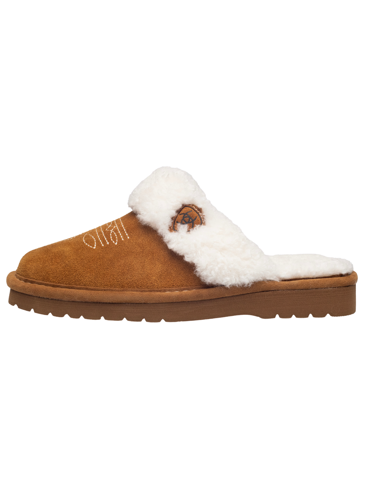 Pantoufles Jackie Square Toe Chestnut - Femme