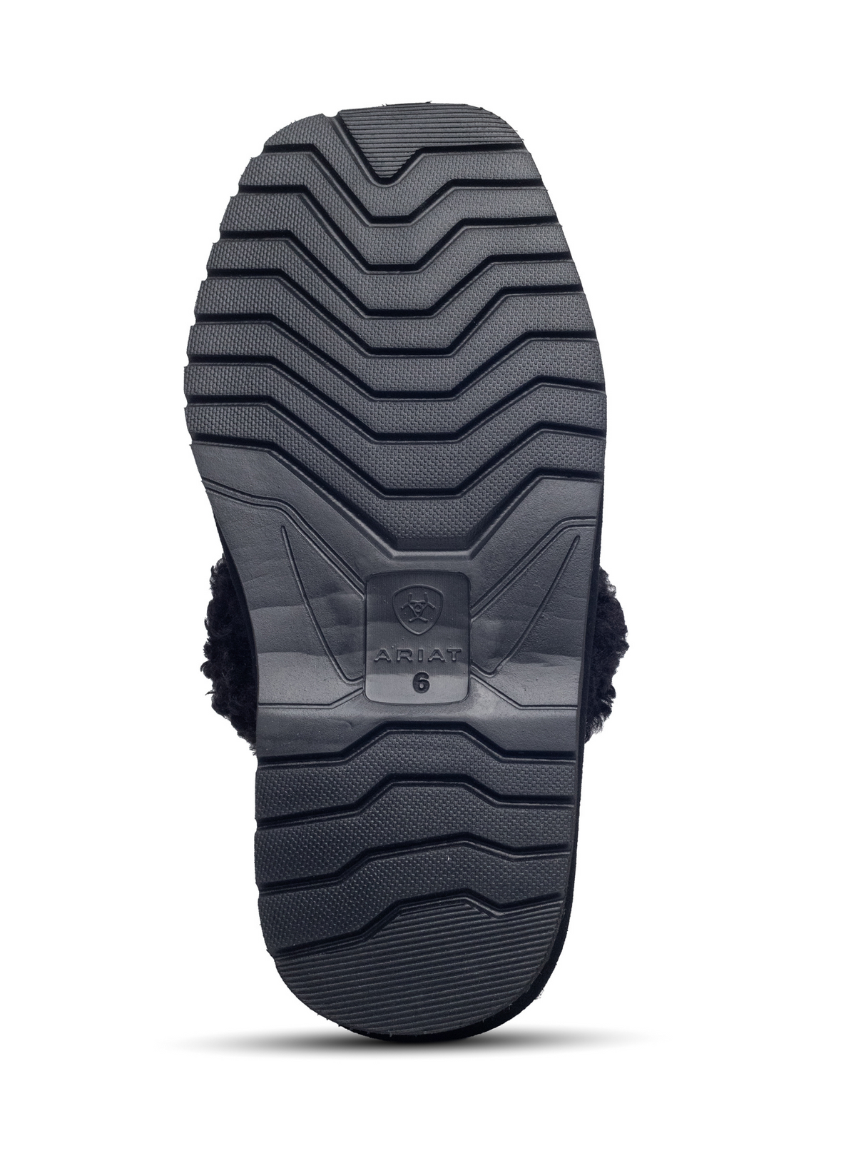 Pantoufles Jackie Square Toe Noir - Femme