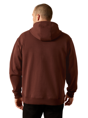 Chandail à capuchon Logo Deep Mahogany - Homme