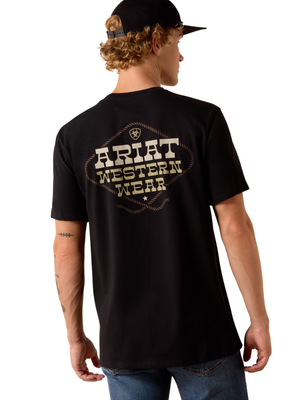 T-Shirt Country & Western Lockup - Homme