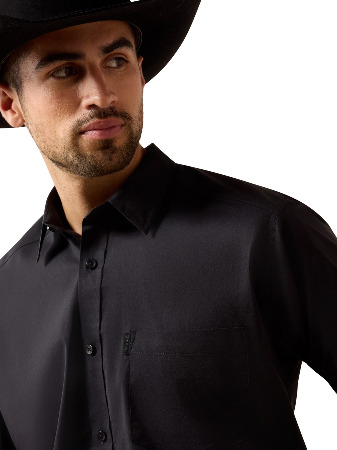Everything Black Classic Fit Western Shirt - Men's