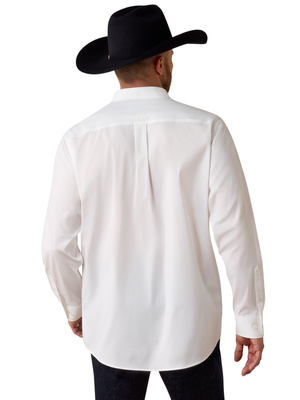 Everything White Classic Fit Western Shirt - Men's