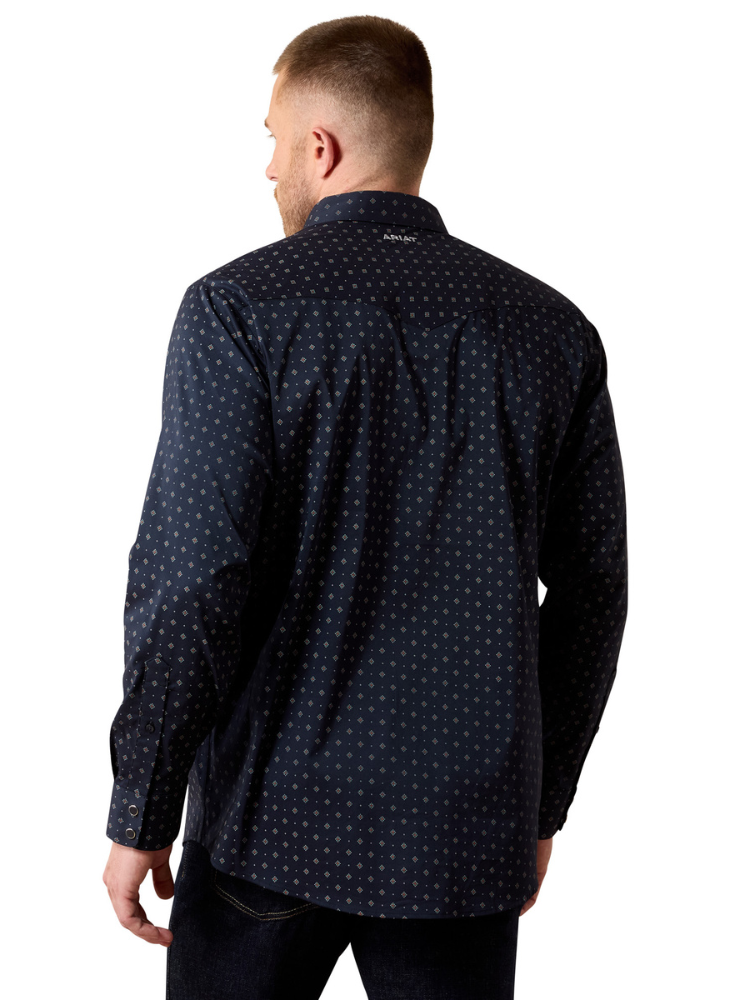 Everything Classic Fit Snap Night Sky Geo Shirt - Men