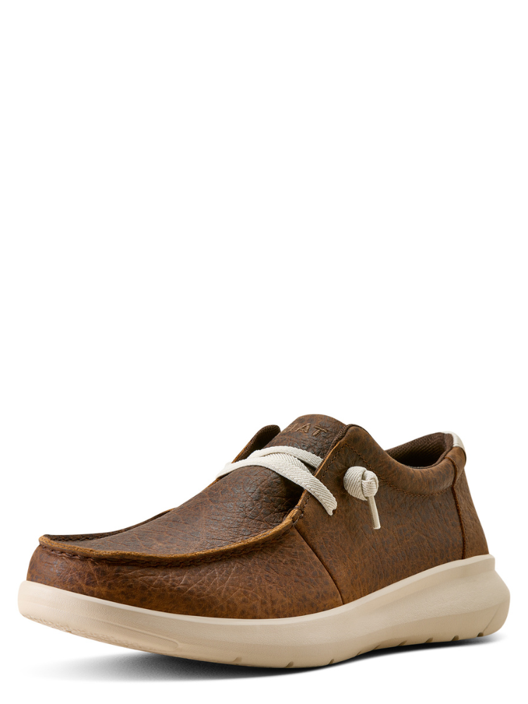 Soulier Hilo Warm Brown Elephant Print - Homme