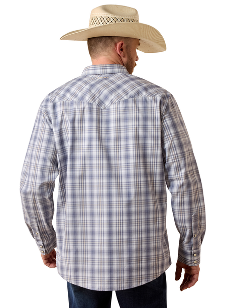 Xiaojmake Chemise de cowboy occidentale boutonnée à manches longues pour homme - Chemise de travail décontractée vintage avec deux poches, Bleu, Petit Xiaojmake Chemise de cowboy occidentale boutonnée à manches longues pour homme - Chemise de travail décontractée vintage avec deux poches, Bleu, Petit