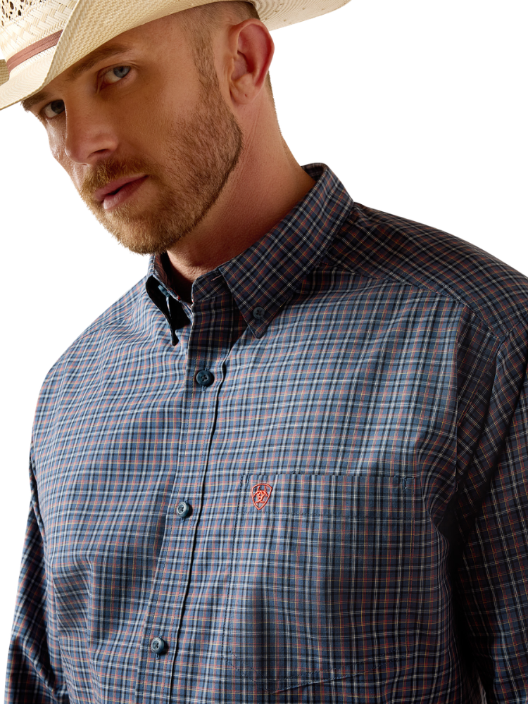 Chemise Pro Series Nick Key Largo Blue Plaid - Homme