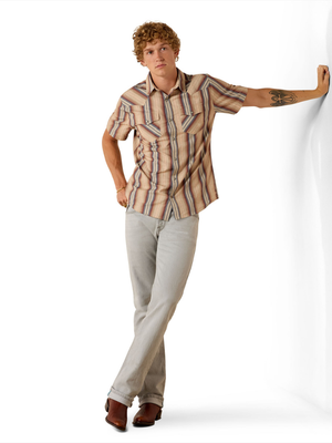 Chemise Western à manches courtes Retro Haver Fitted - Homme