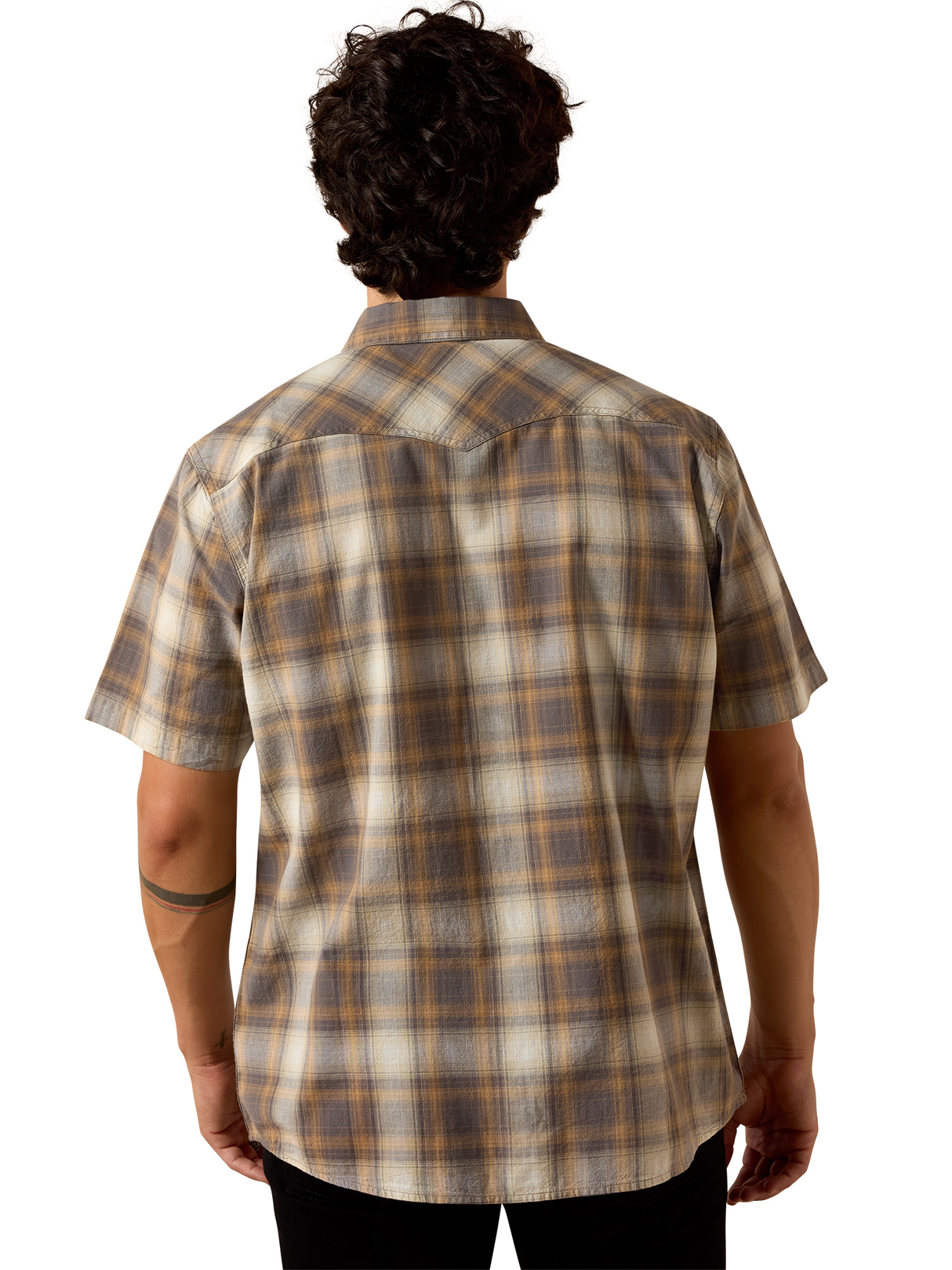 Chemise manches courtes Retro Helix Fitted - Homme