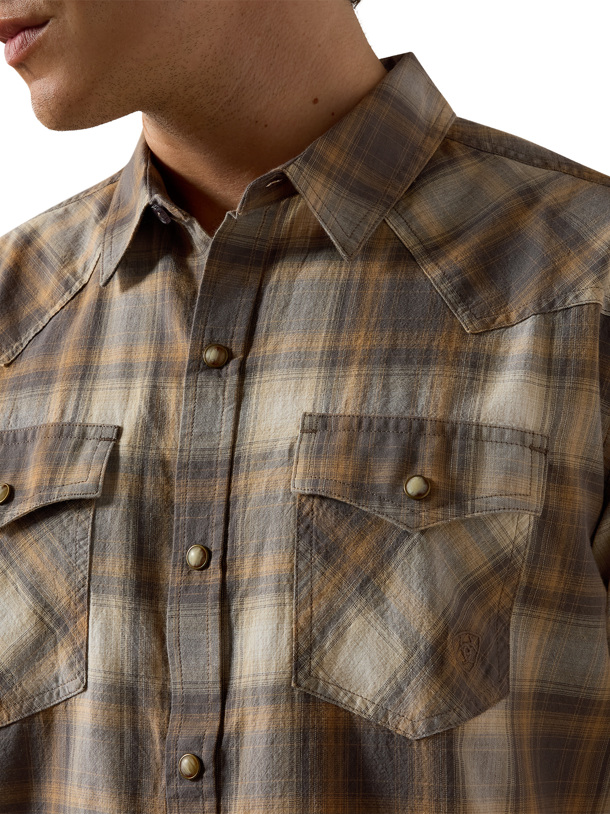 Chemise manches courtes Retro Helix Fitted - Homme