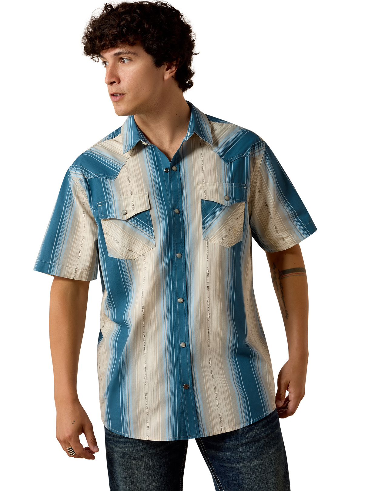 Men's Retro Hyland Fitted Short Sleeve Shirt