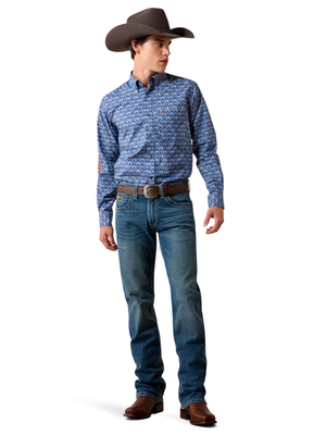 Chemise Western Team Eric Fitted - Homme
