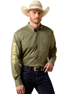 Chemise Western Team Logo Lightweight Twill Classic Deep Lichen - Homme