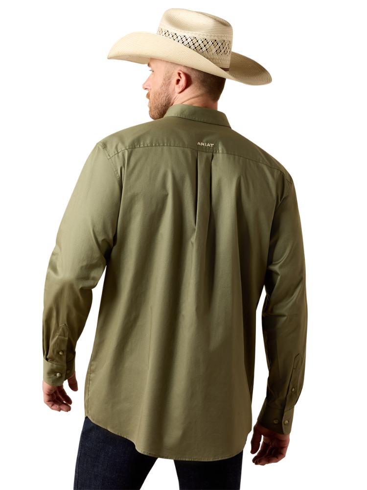 Chemise Western Team Logo Lightweight Twill Classic Deep Lichen - Homme