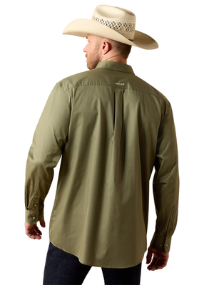 Chemise Western Team Logo Lightweight Twill Classic Deep Lichen - Homme