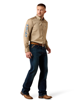 Chemise Western Team Logo Twill Savannah Tan - Homme