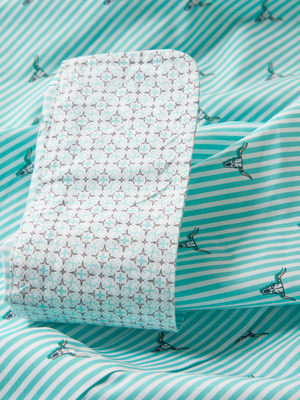 Chemise Wrinkle Free Wilkes Blue Turquoise Steer - Homme