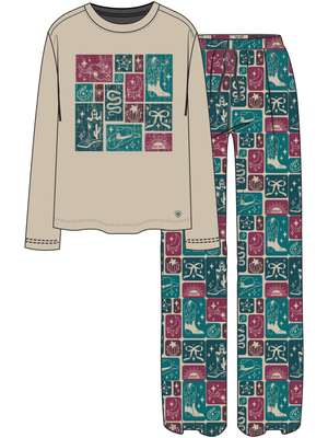 Ensemble pyjama Dreams Pajama Western Blocks - Femme