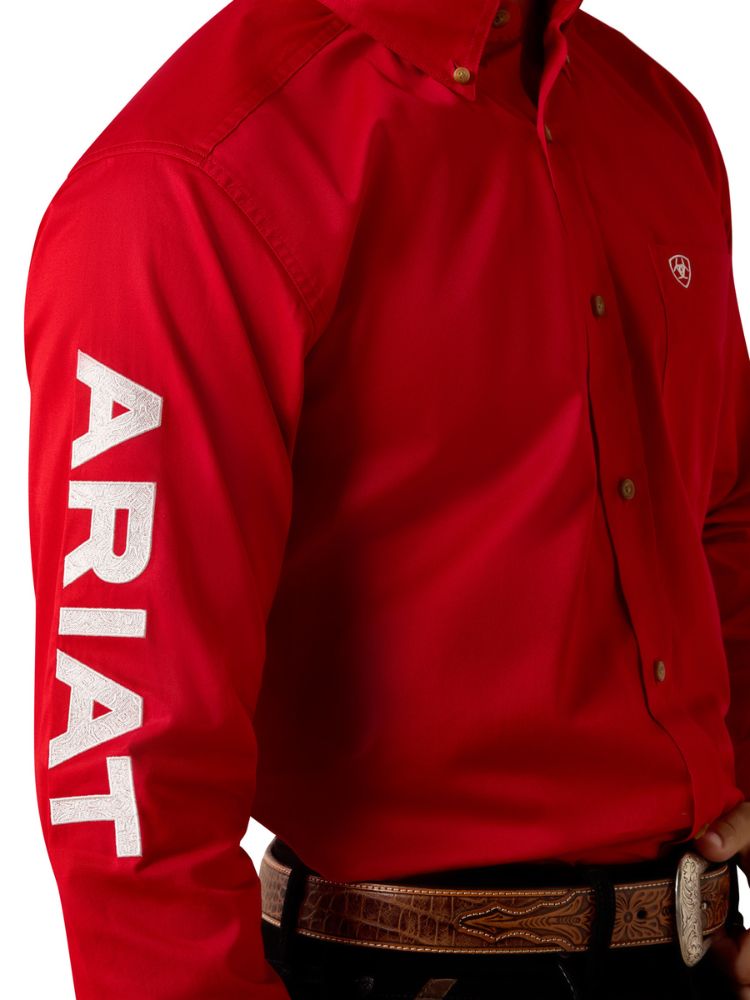 Chemise Western Team Logo Lightweight Twill Fitted - Homme
