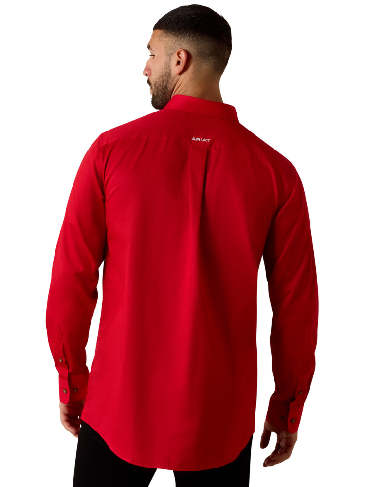 Chemise Western Team Logo Lightweight Twill Fitted - Homme