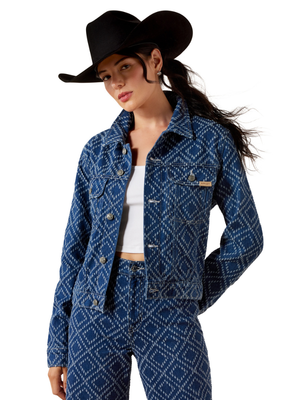 Veste en jean Boxy Crop - Femme
