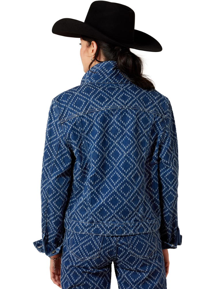 Veste en jean Boxy Crop - Femme