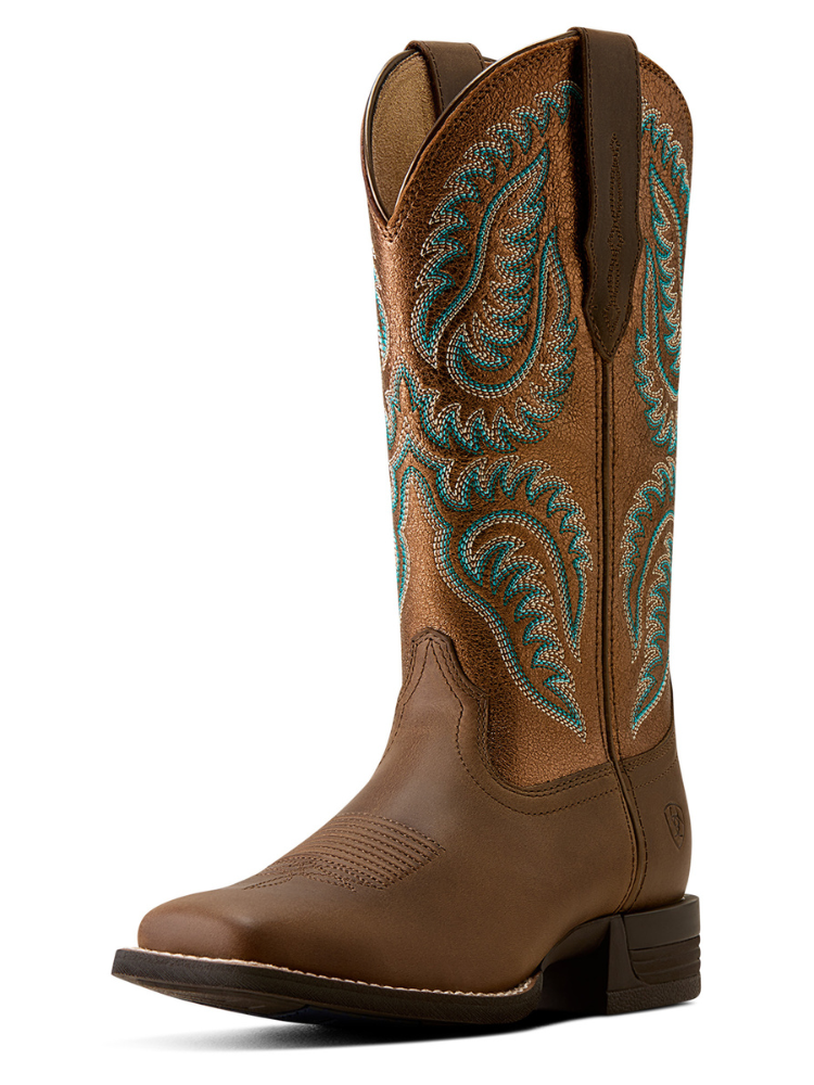 Botte western Cattle Caite StretchFit Mocha Dust - Femme