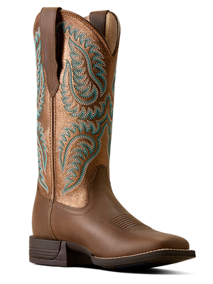 Botte western Cattle Caite StretchFit Mocha Dust - Femme