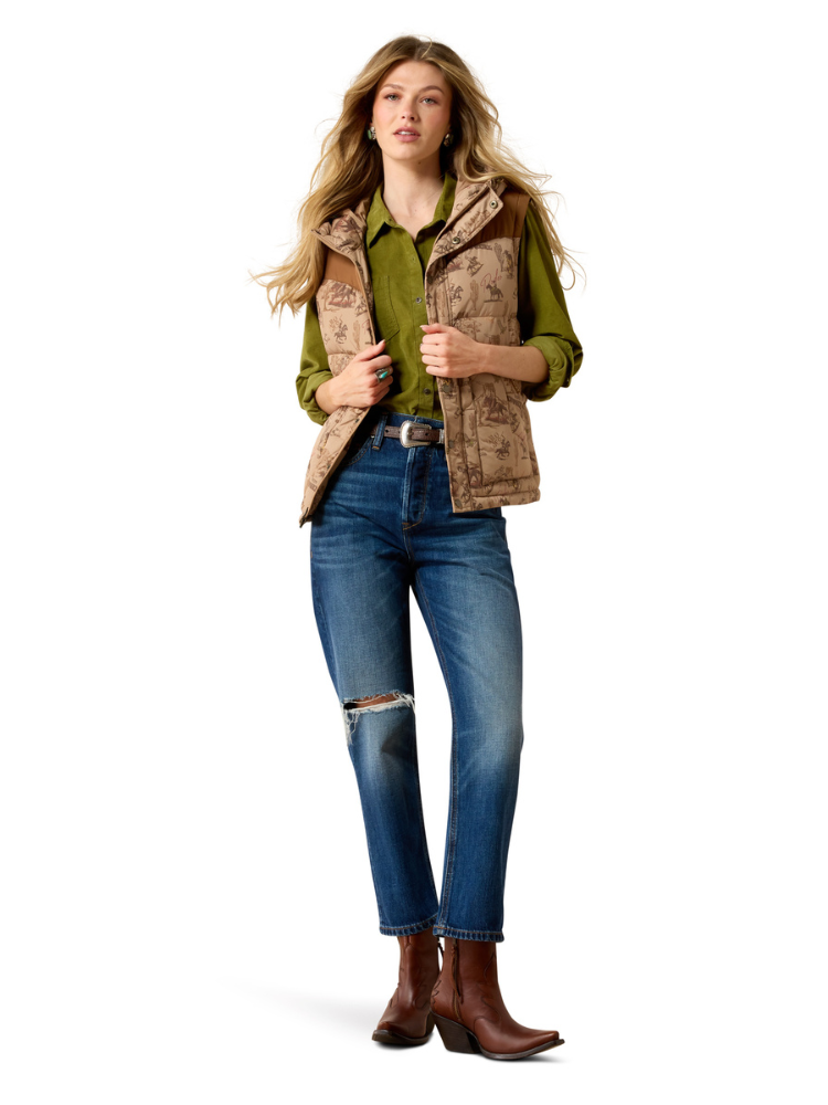 Veste sans manches Puffer Frontier - Femme