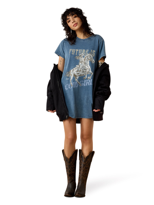 Women's Future is Cowgirl T-Shirt Dress