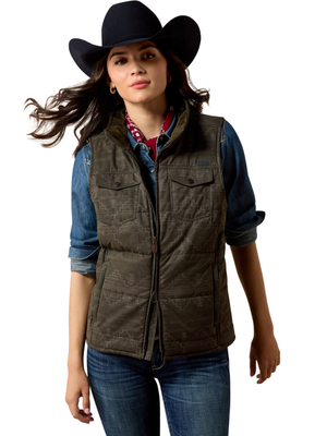 Veste sans manches Grizzly Quilted Beluga Rockwell - Femme