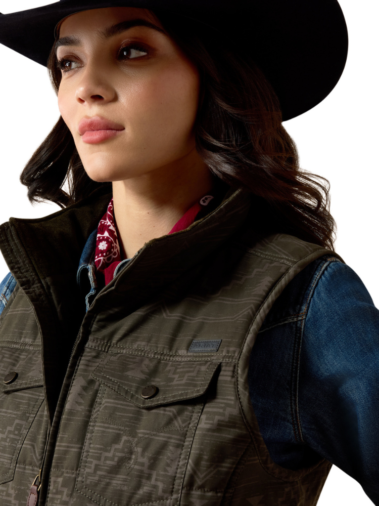 Veste sans manches Grizzly Quilted Beluga Rockwell - Femme