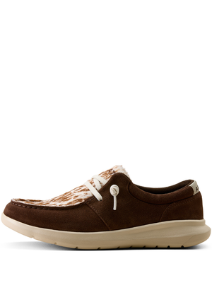 Soulier Hilo Coffee Bean Suede - Femme