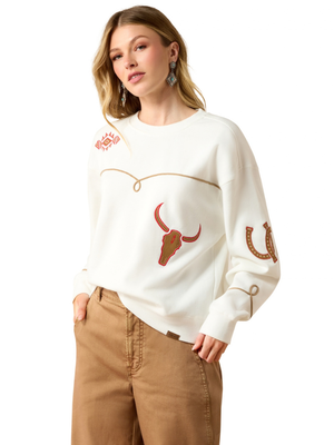 Chandail Sweatshirt Kansas Coconut Milk - Femme