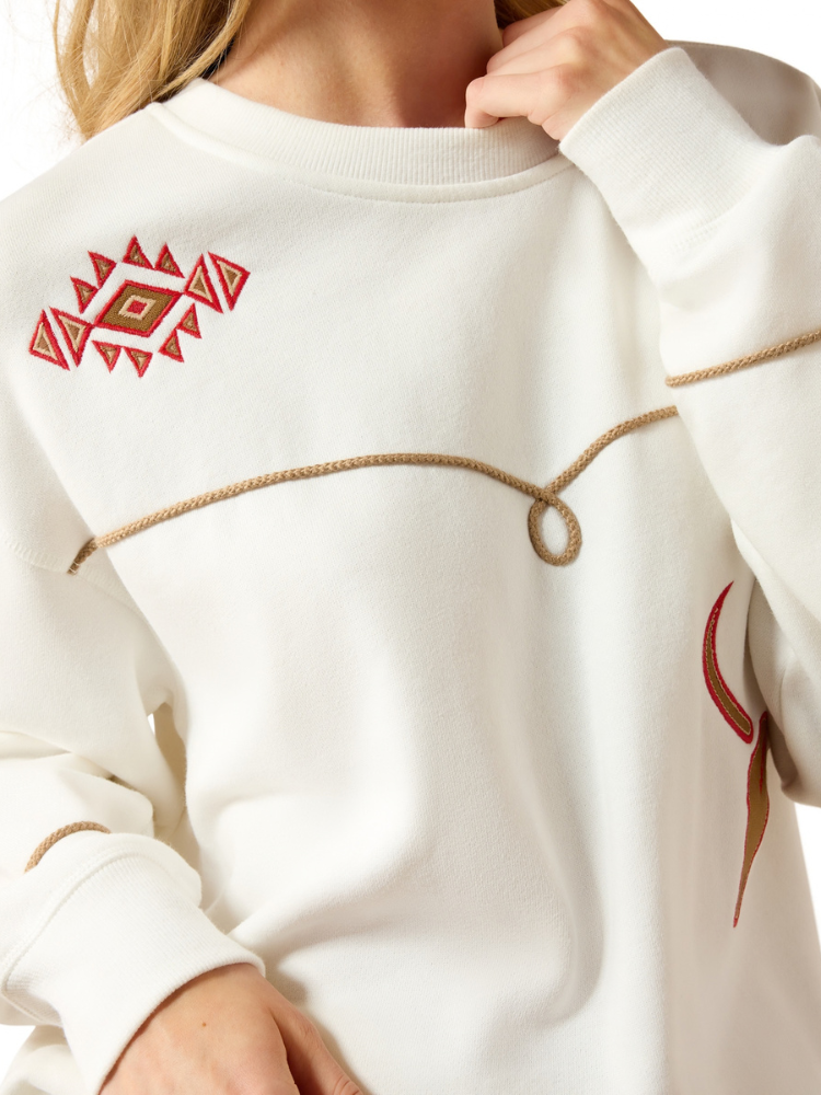 Chandail Sweatshirt Kansas Coconut Milk - Femme