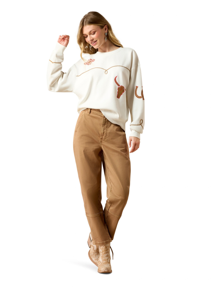 Chandail Sweatshirt Kansas Coconut Milk - Femme