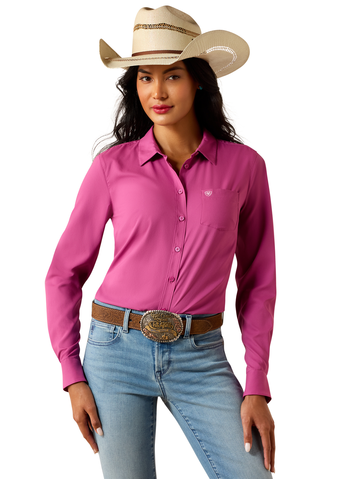 Kirby Pro Rose Sorbet Western Shirt - Women